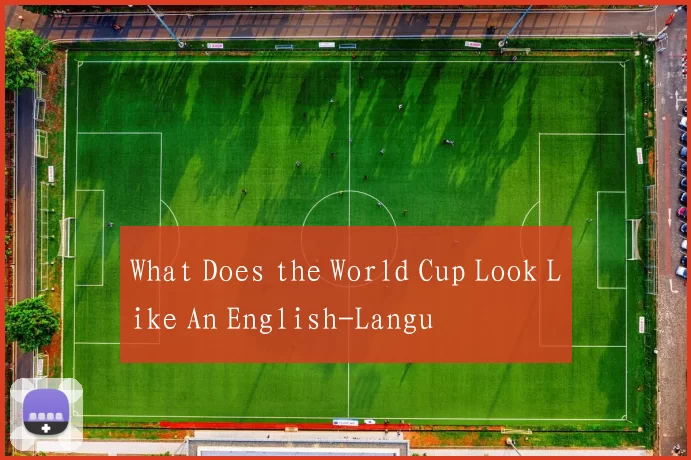What Does the World Cup Look Like An English-Langu